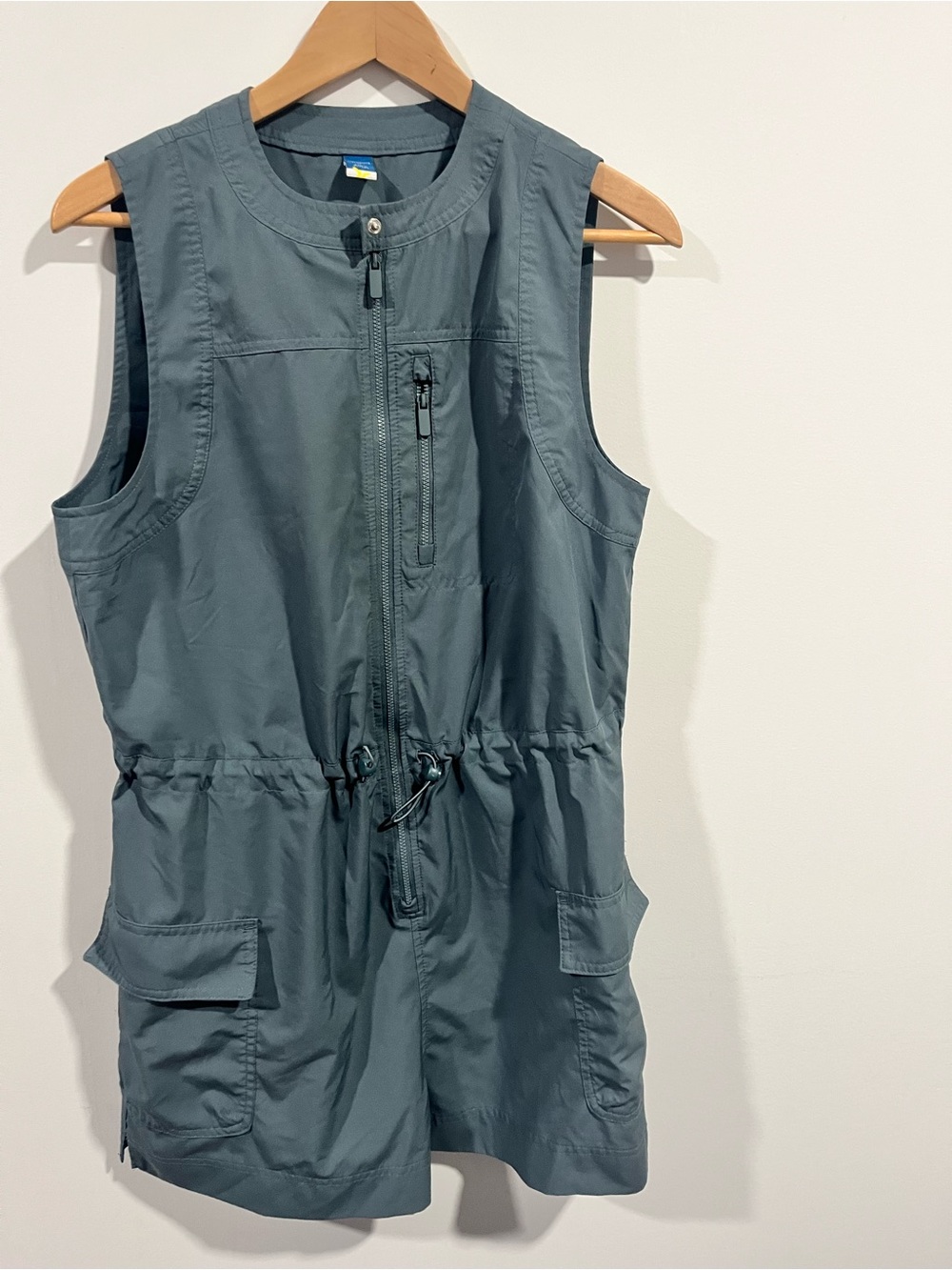 Women’s Old Navy Utility Zip Romper - Slate Blue